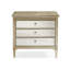 Antique Mirror 3 - Drawer Nightstand