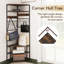 Freestanding 12 - Hook Coat Rack-1557710317