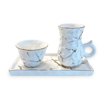 Ensemble 3 pièces de tasse à thé