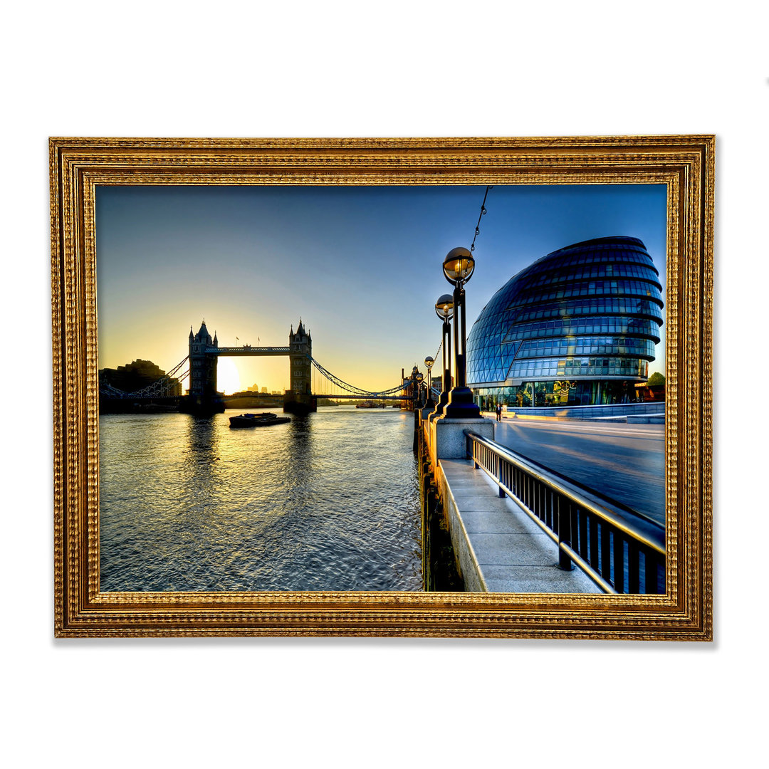 London Tower Bridge Sonnenuntergang - Druck