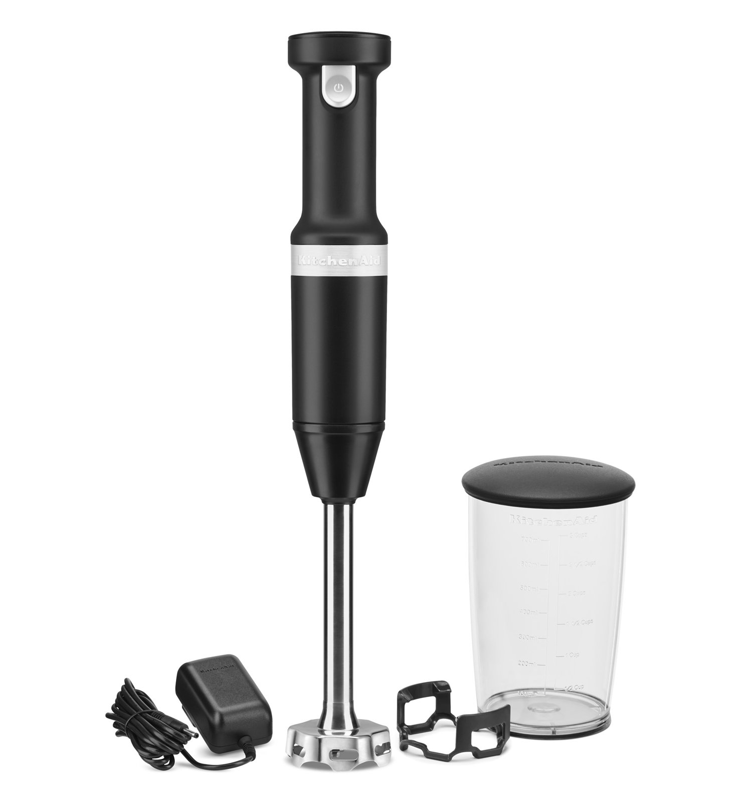 Cordless Variable Speed Hand Blender, Matte Black