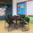 Kee Mobile Square Breakroom Table and Chair Set-73413151-73413152