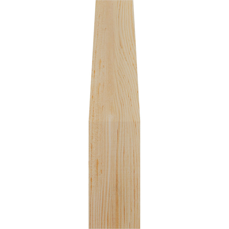 Attelle impériale du genou, Sapin de Douglas, H 18 po x l 3,5 po x P 10 po, Lisse