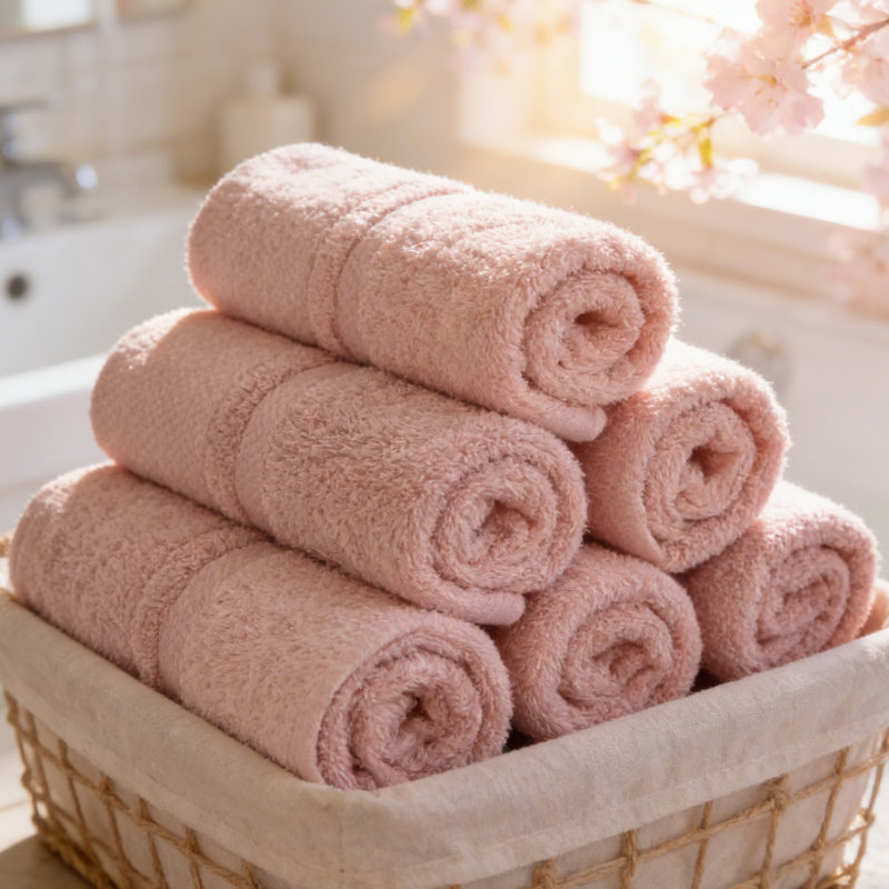 Luxury 100% Cotton Hand Towels, Set of 6 -  Soft, Highly Absorbent, Quick Dry Spa Towels for Bath, Gym & Kitchen (16x29 Inches)