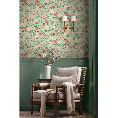 Rifle Paper Co. Roses Wallpaper