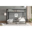 Lit superposé en métal robuste avec lit gigogne, durable et peu encombrant pour les chambres modernes-611671749
