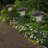 Bronze Low Voltage Solar Powered Integrated LED Pathway Light Pack