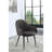 Giannone Tufted Side Chair in Dark Gray and Black (Set of 2)