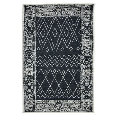Wool Geometric Indoor Rug