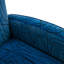 Fauteuil à oreilles en velours Citium-1807437125