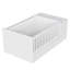 Lit de bébé convertible 2 en 1 Nestled avec garde-corps en bois massif et tiroirs de rangement