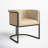 Virgil Faux Leather Upholstered Arm Chair-165024545