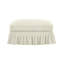 Repose-pieds en chenille beige et blanc-763586663