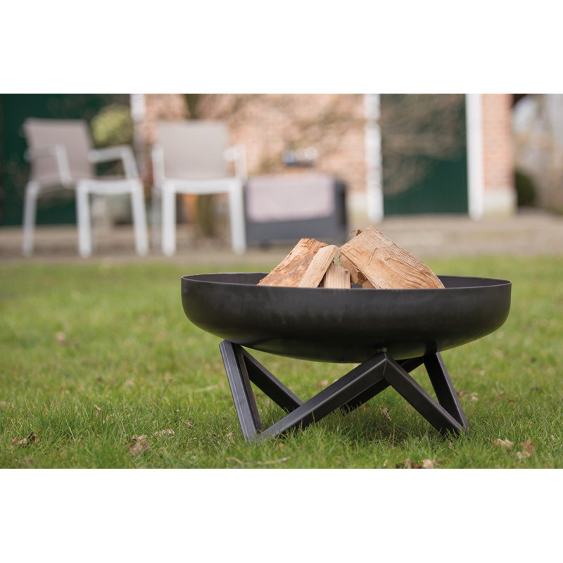 Pello Round Steel Wood Burning Fire Pit