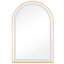 24'' W 36'' H Recessed Framed Medicine Cabinet With LED Mirror-330885967