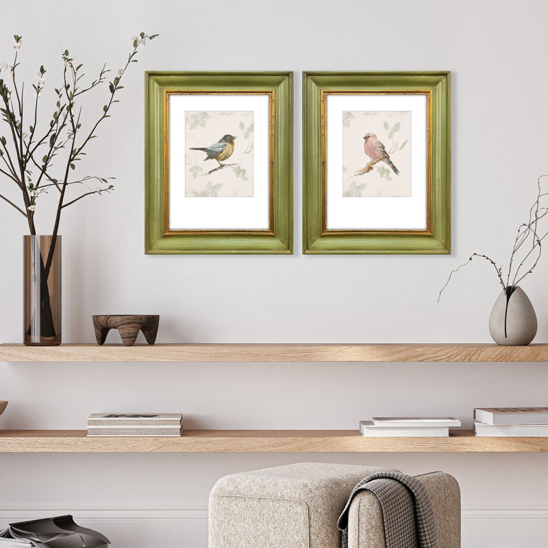 Oiseau, scène encadrée