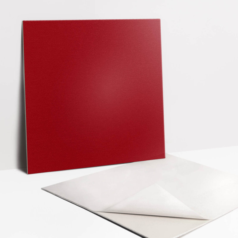 Susann 30cm x 30cm PVC Mosaic Tile, Red