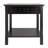 Aoun Solid Wood Top End Table with Storage