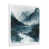 Cadre simple blanc, bois massif