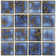 Channel Terra Azure Mega Square 12-1/4" x 12-1/4" Porcelain Mosaic Floor and Wall Tile
