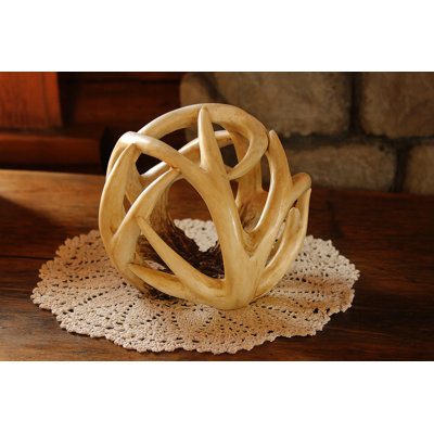 Galeno Intricate Antler Orb Figurine
