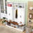 Hall Tree with Storage Bench, Hooks, Cubbies and Cabinets-129933160