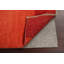Tapis de couloir rouge en laine noué à la main de conception unique 2 pi 7 po x 8 pi 7 po New Age