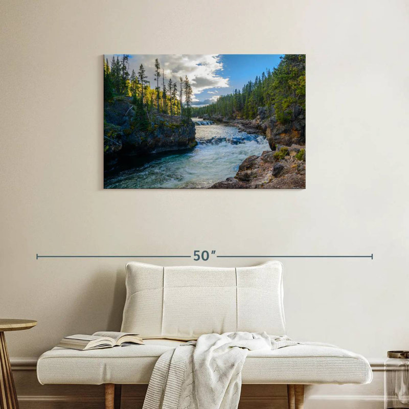 Alvord Yellowstone Autumn River, H 24 po x l 36 po