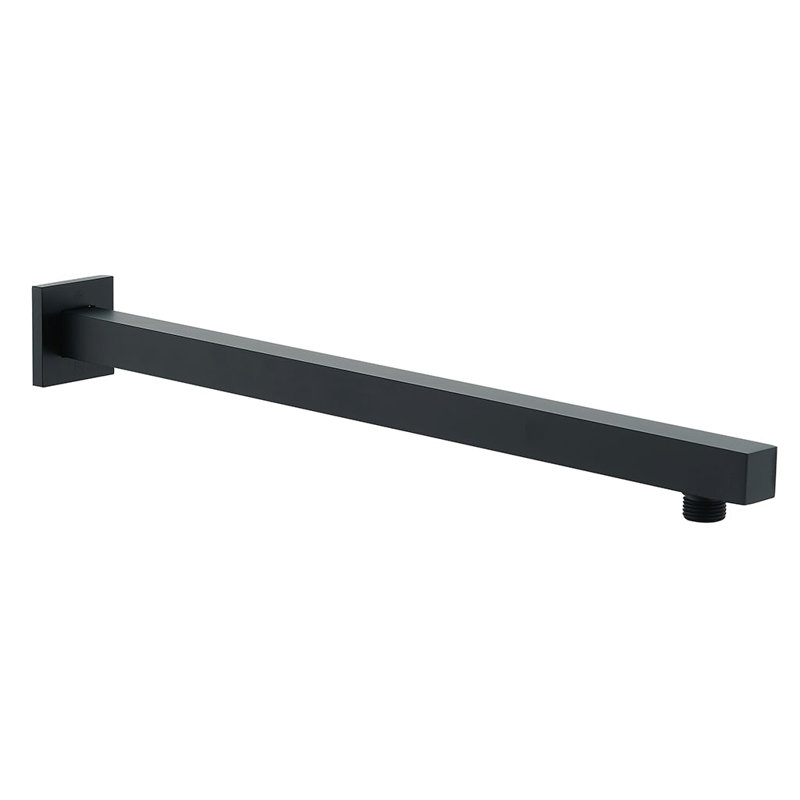 Bras de douche carré en laiton DAX, Chrome