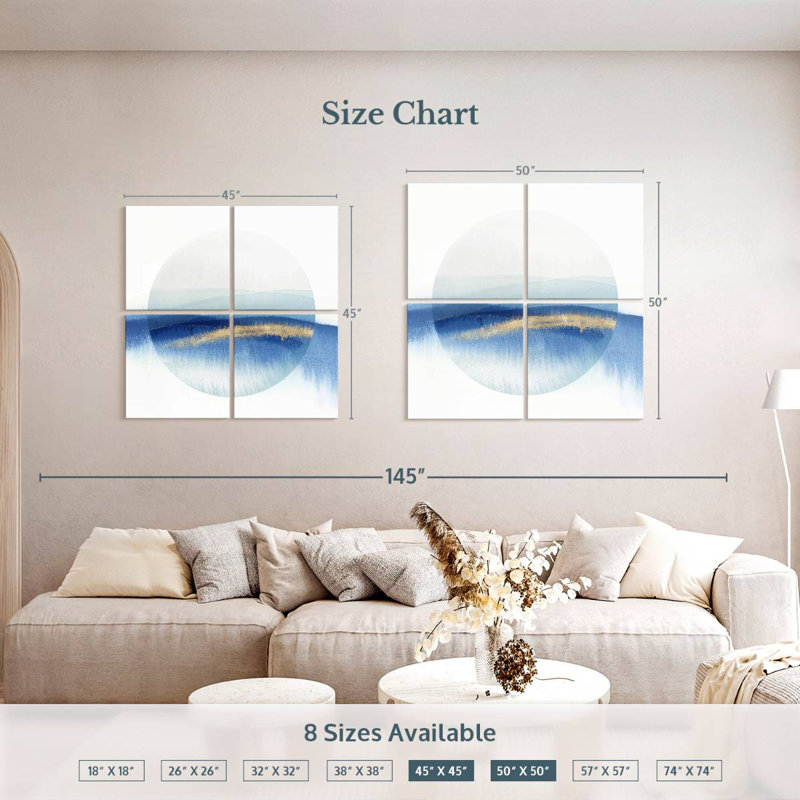 Avery Indigo Eclipse II, 50" H x 50" W