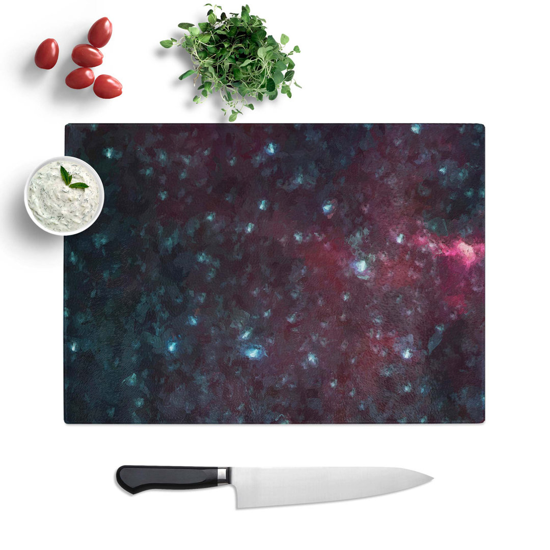 Tempered Glass Universe in Abstract Vol.17 Chopping Board
