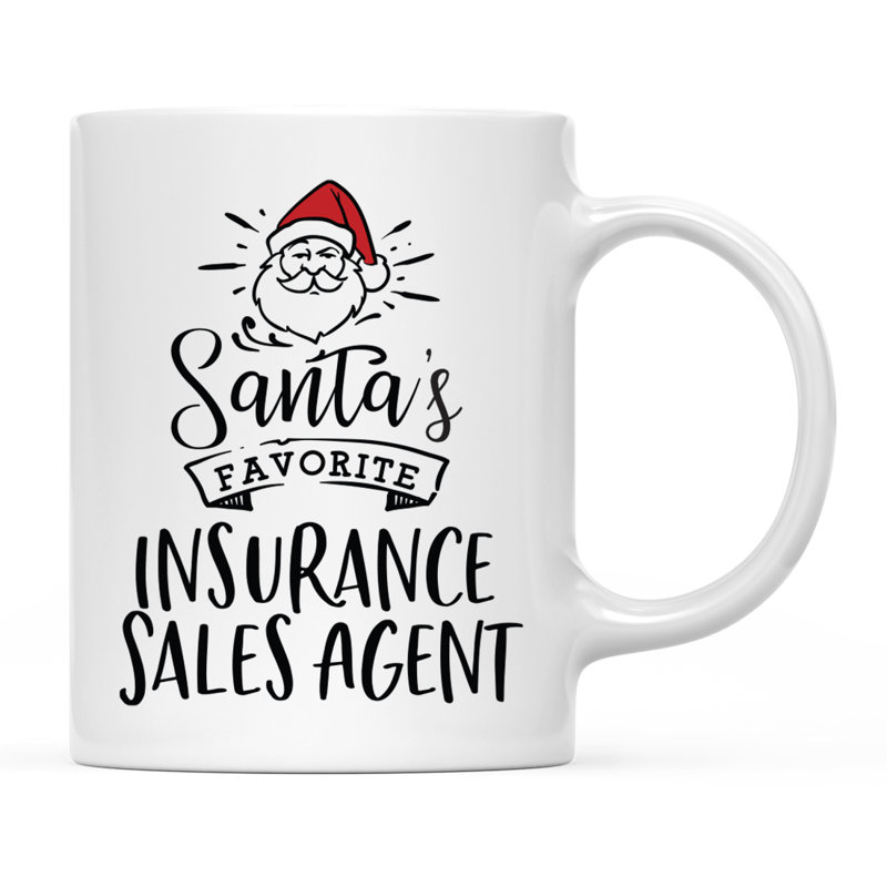 Grande tasse à café Tuileries, « Santa's Favorite Insurance Sales Agent »
