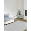 Liya Striped Wool Hand Woven Area Rug-58786323
