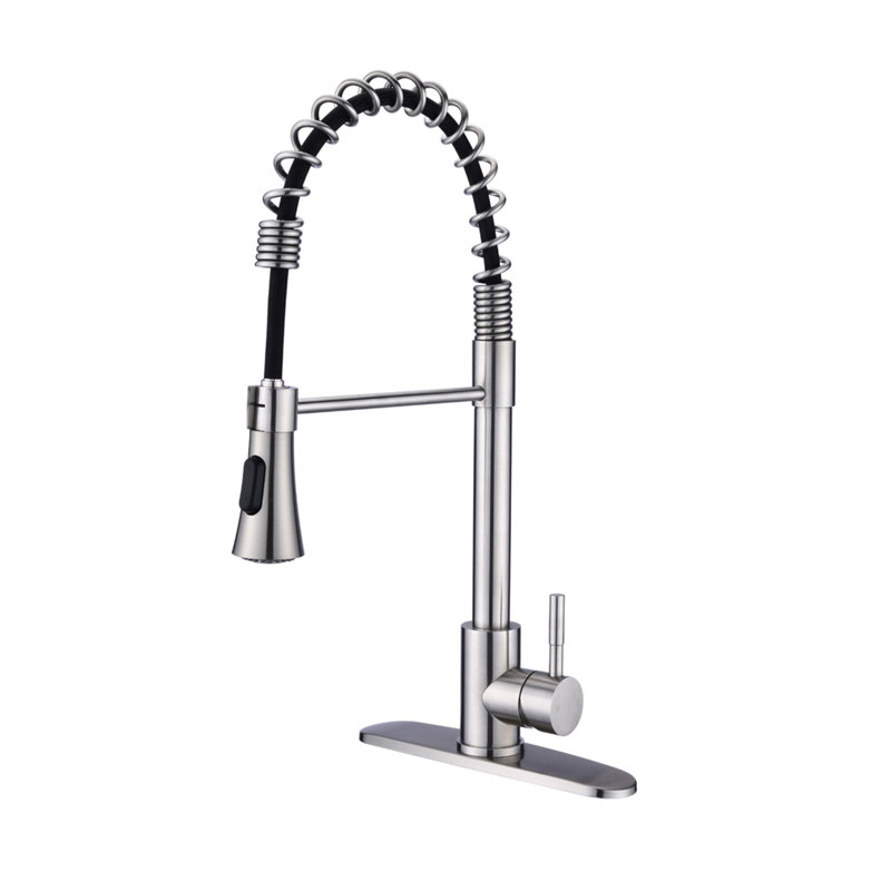 Commercial Kitchen Sink Faucet With Deck Plate