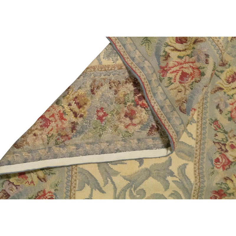 Handmade Wool Floral Area Rug