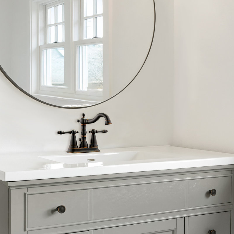 Oakmont Centerset Bathroom Faucet, Oil Rubbed Bronze