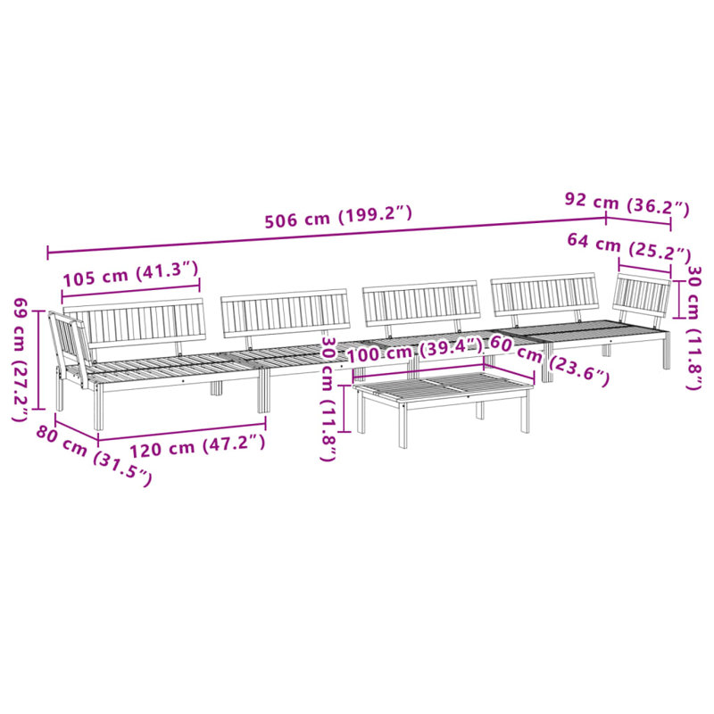Anarely Garden Lounge Set