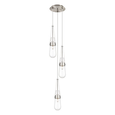 Luminaire suspendu grappe à 3 lumières Kimbolton