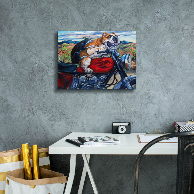 Art mural sur toile Trinx «Zippity Do Da» par CR Townsend, H 12 po x l 16 po x P 0,75 po