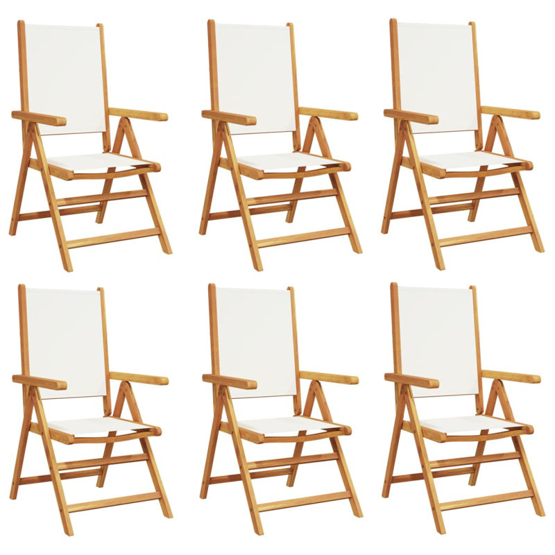 Najac Patio Dining Accent Chair, Cream white