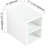 12" Glossy White Wall Mounted Shelf Unit - For Bedroom, Bathroom, Kitchen Storage Small Units, 12 Inch, Ideal For Kitchen, Dressing Room