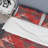 Red Quilting Patchwork Polyester Patchwork Duvet Cover-6717001