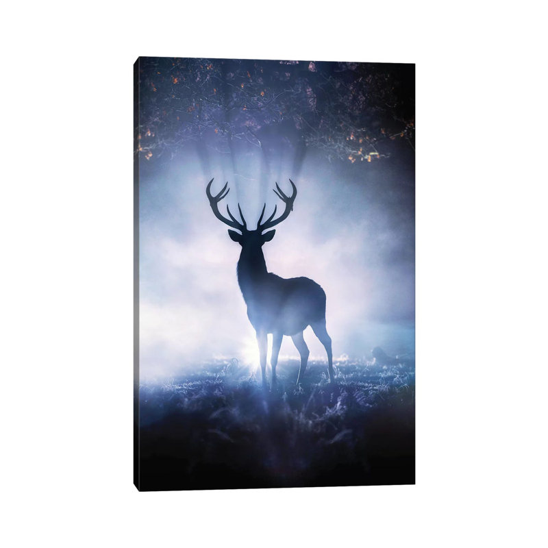 Cernunnos Rising by Max Ellis - Print on Canvas, 66.04 cm H x 45.72 cm W x 1.91 cm D, Wrapped Canvas