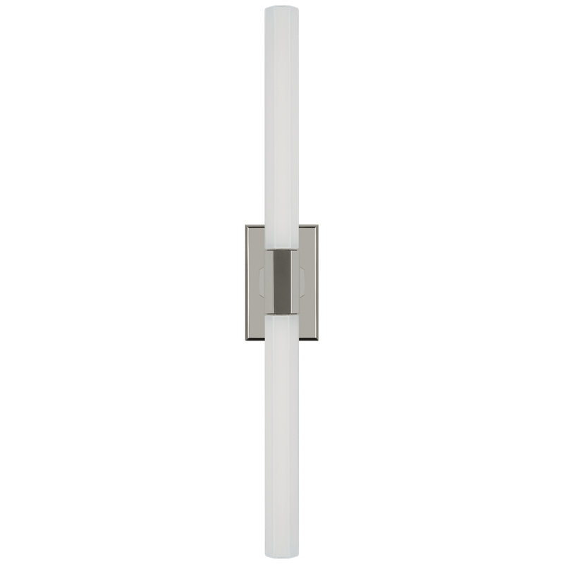 Hawthorne 2 - Light LED Bath Sconce, Polished Nickel