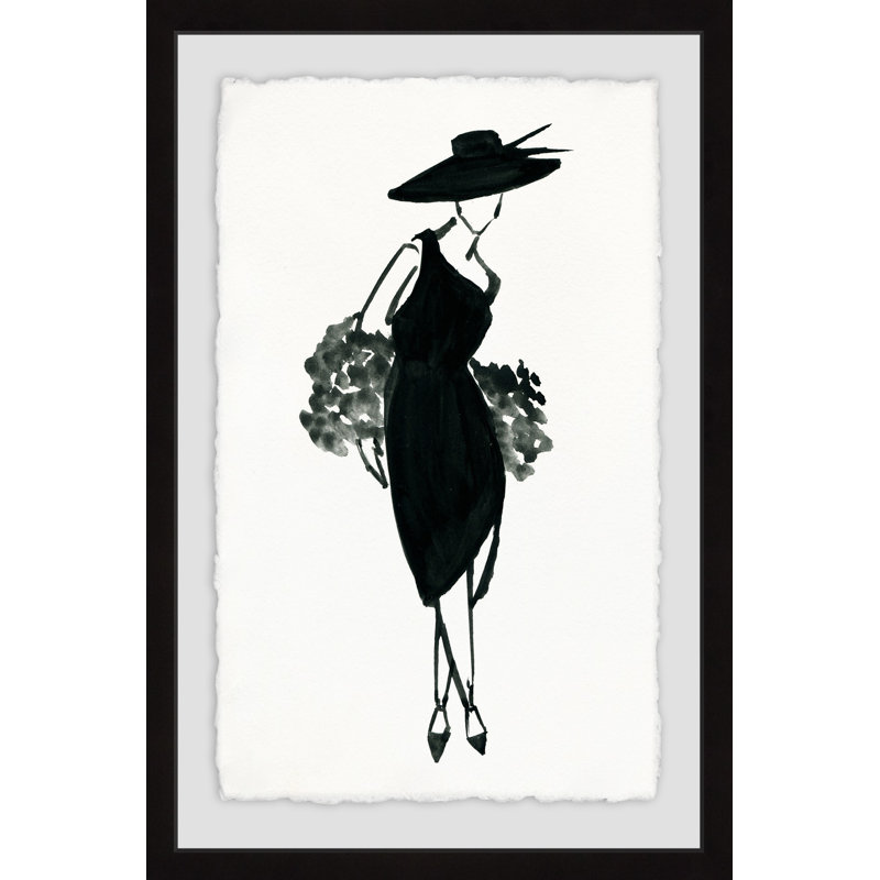 «Perfect in Black» par Talula Christian - reproduction de cadre photo, H 36 po x l 24 po