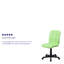 Chaise de bureau pivotante en vinyle Bonavant-100667723-100667726