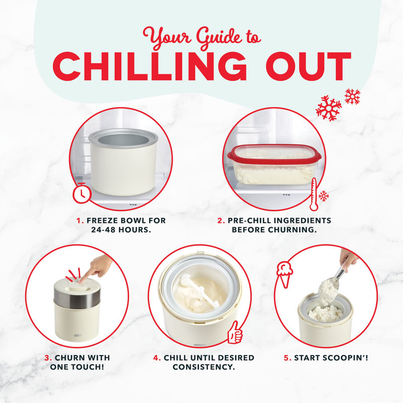 Deluxe Gelato & Ice Cream Maker, Cream