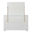 Commode 1 pièce à 6 tiroirs gris clair en acacia massif