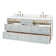 ARIEL Monrow 72 Double Sink Bathroom Vanity with Carrara Quartz Top