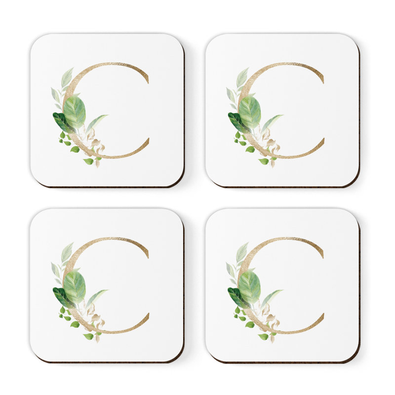Sous-verre à monogramme Exotic, C